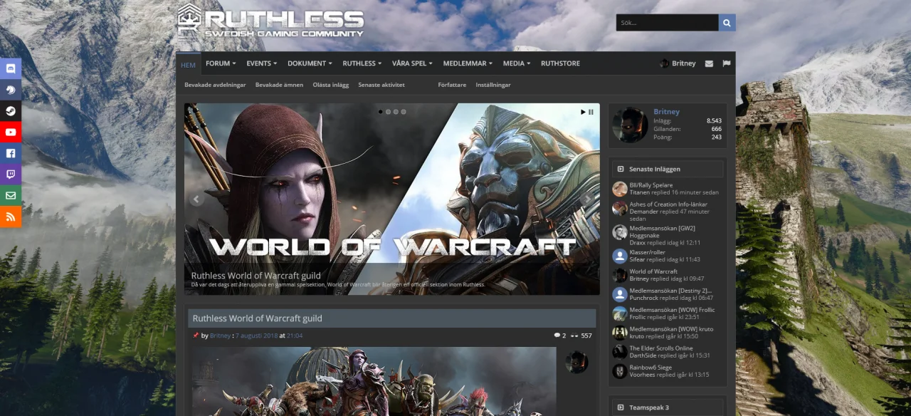 Ruthless Swedish gaming community project